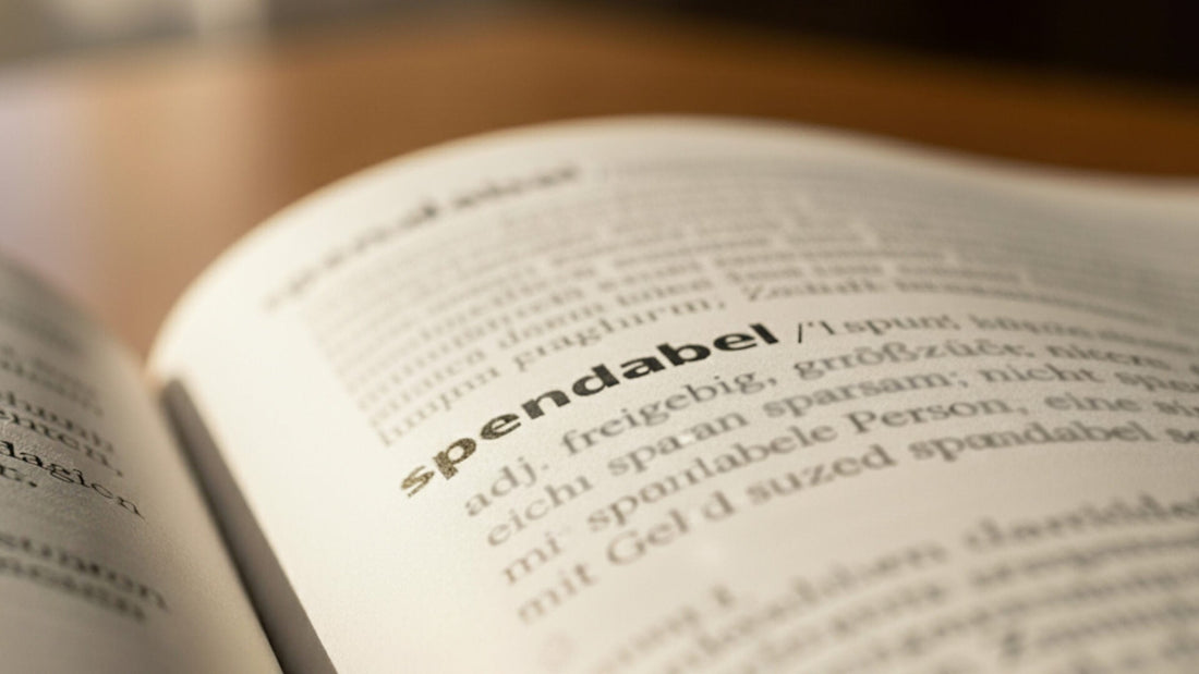 Was bedeutet eigentlich „spendabel“?