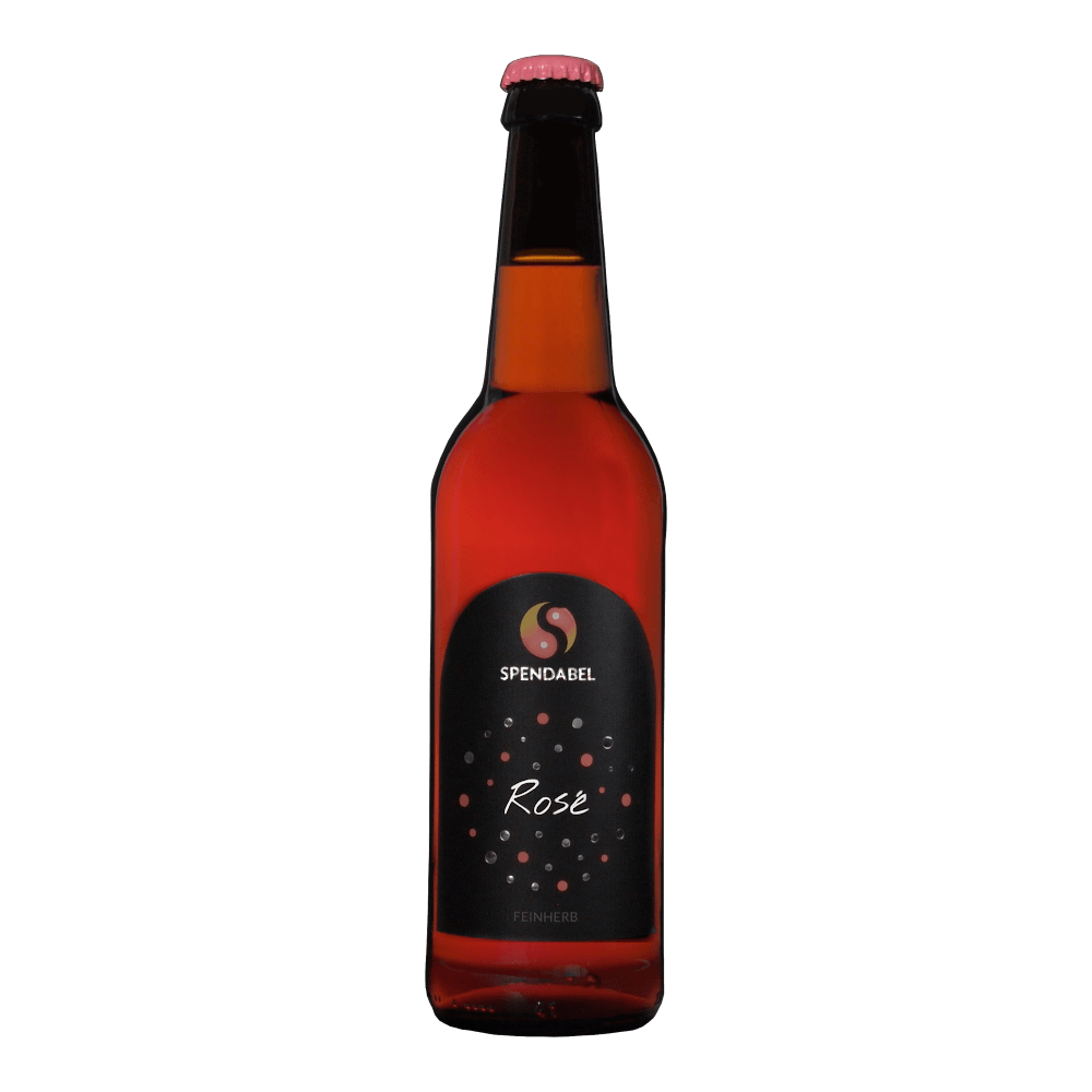 SPENDABEL Roséwein Rosé feinherb Jahrgang 2023 ECOVIN Bio Wein Baden 0,5 Liter Mehrwegflasche